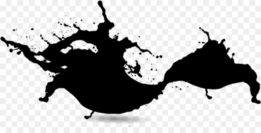 Cattle Black & White - M Mammal Silhouette Graphics - 