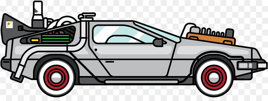 DMC DeLorean Dr. Emmett Brown Marty McFly Auto Zurück in die Zukunft - delorean png vue