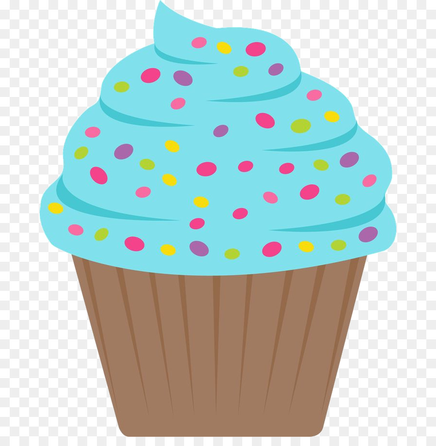 Geburtstag Cupcakes ClipArt amerikanische Muffins - süße Png-Vektor-Clipart