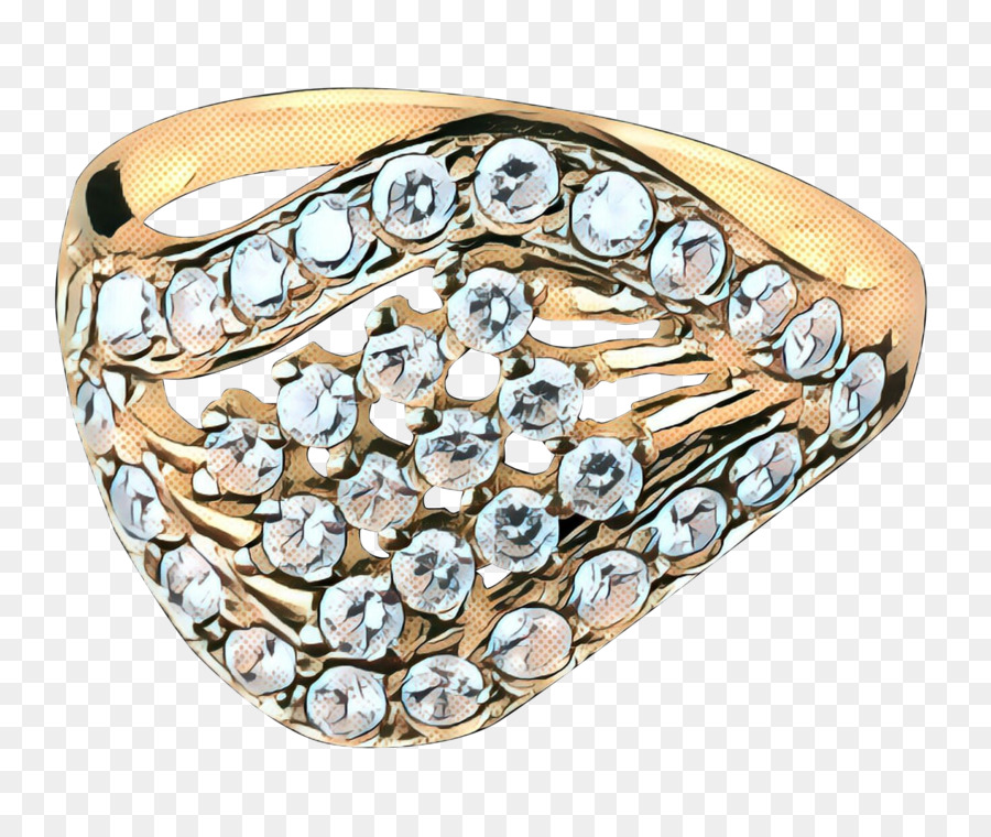 Körperschmuck Ring Bling-Bling Diamant - 