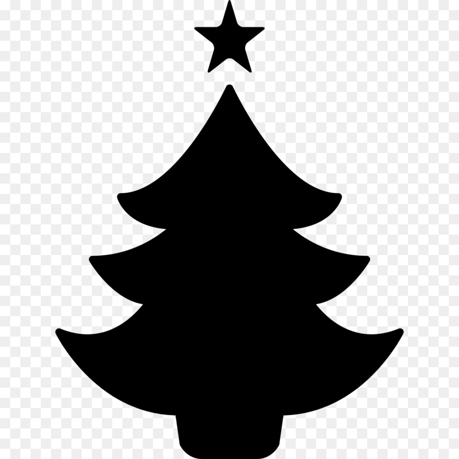 Christmas Day Christmas tree Grafica vettoriale Computer Icons Clip art - siluetta dell'albero di Natale del png della siluetta di natale
