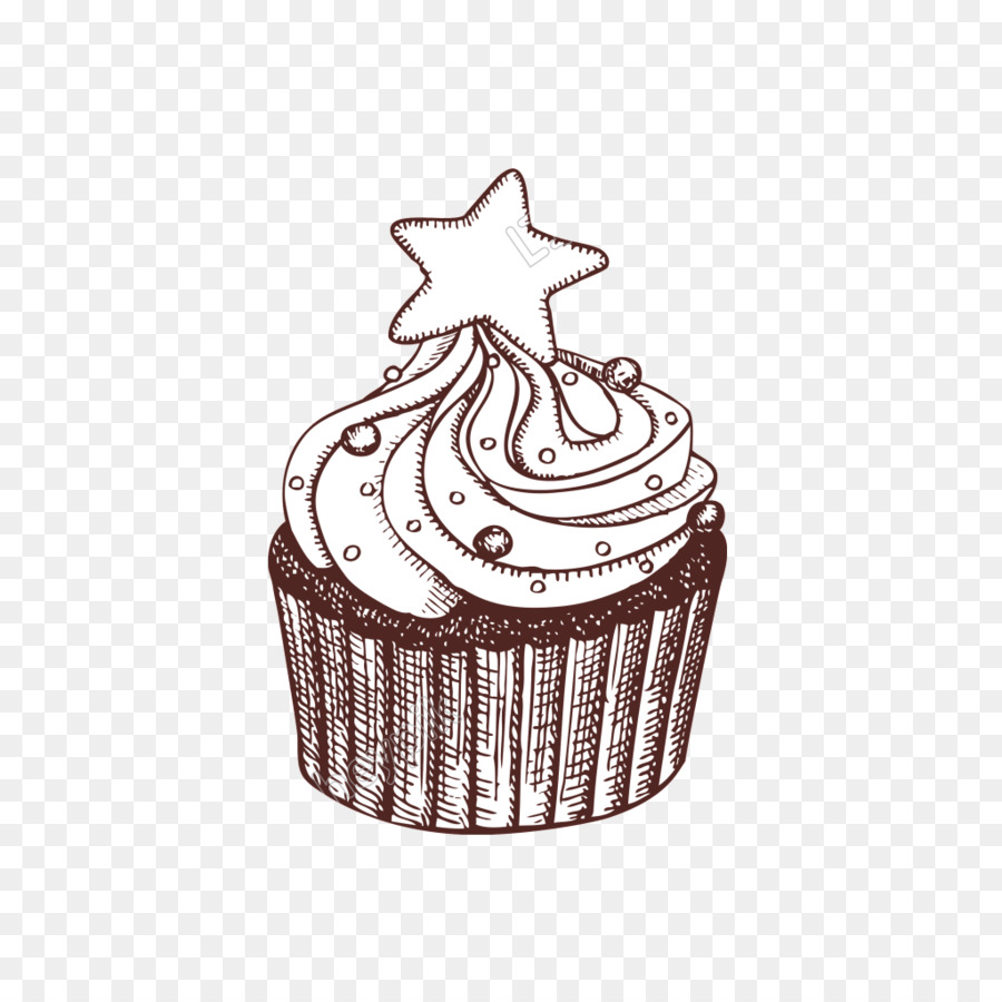Grafica di rete portatile per panetteria Cupcake - torta di compleanno disegno png cupcake
