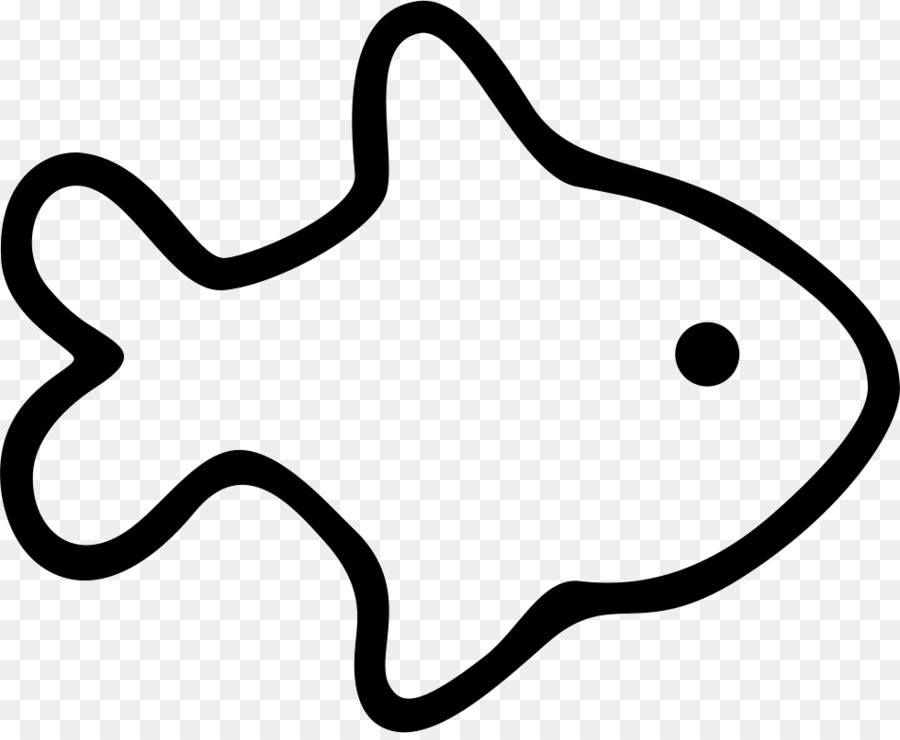 Clip Art Strichzeichnungen Tierfinger - Fisch Png kostenlose Icons