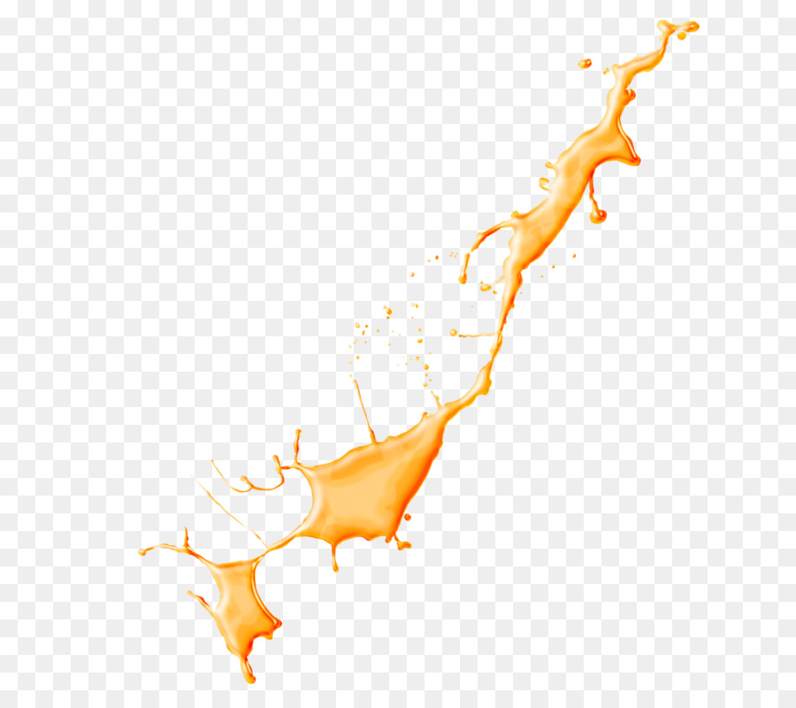 Succo d'arancia Clausena lansium - splash vector png orange