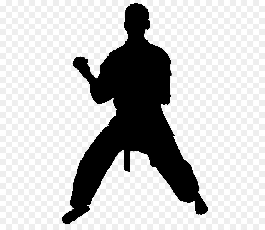 Clipart Taekwondo-Schattenbild-Illustrations-Karate - 