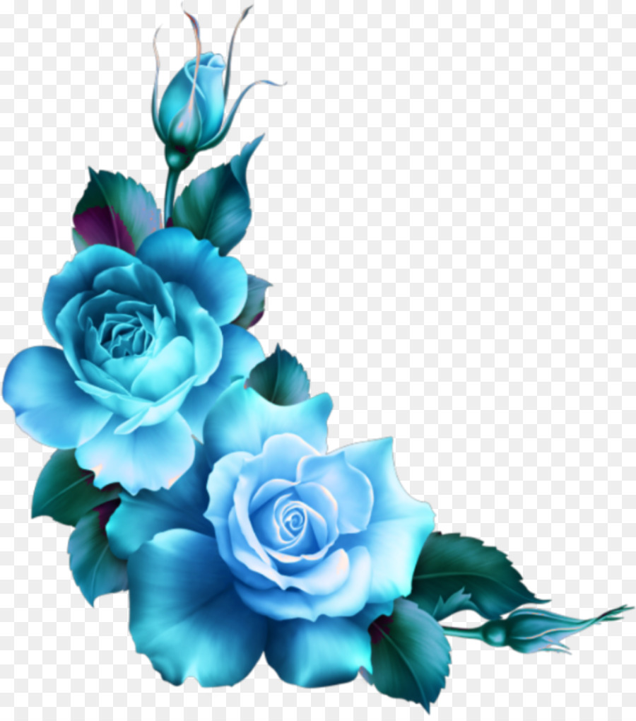 Vườn hoa hồng Hoa hồng xanh Bức tranh màu nước - nhãn dán png trong suốt png  tải về - Miễn phí trong suốt Màu Xanh png Tải về.