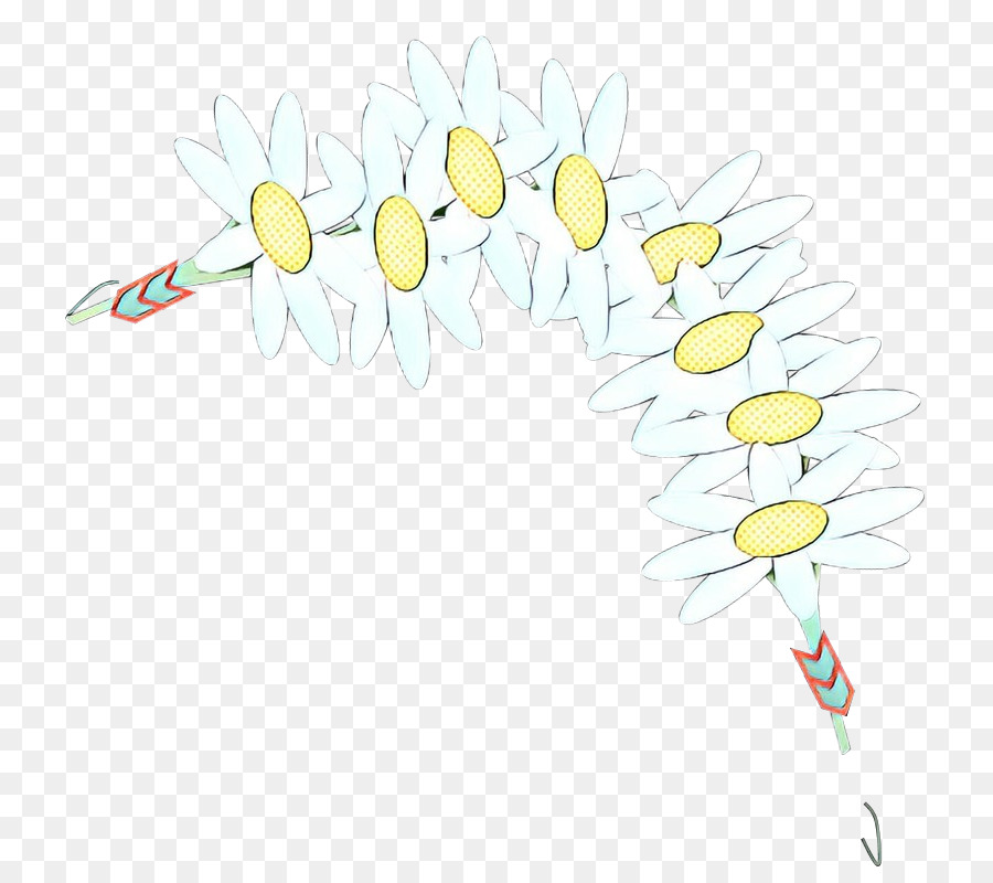 Blumenmuster Klippkunst Produktdesign Gelb - 