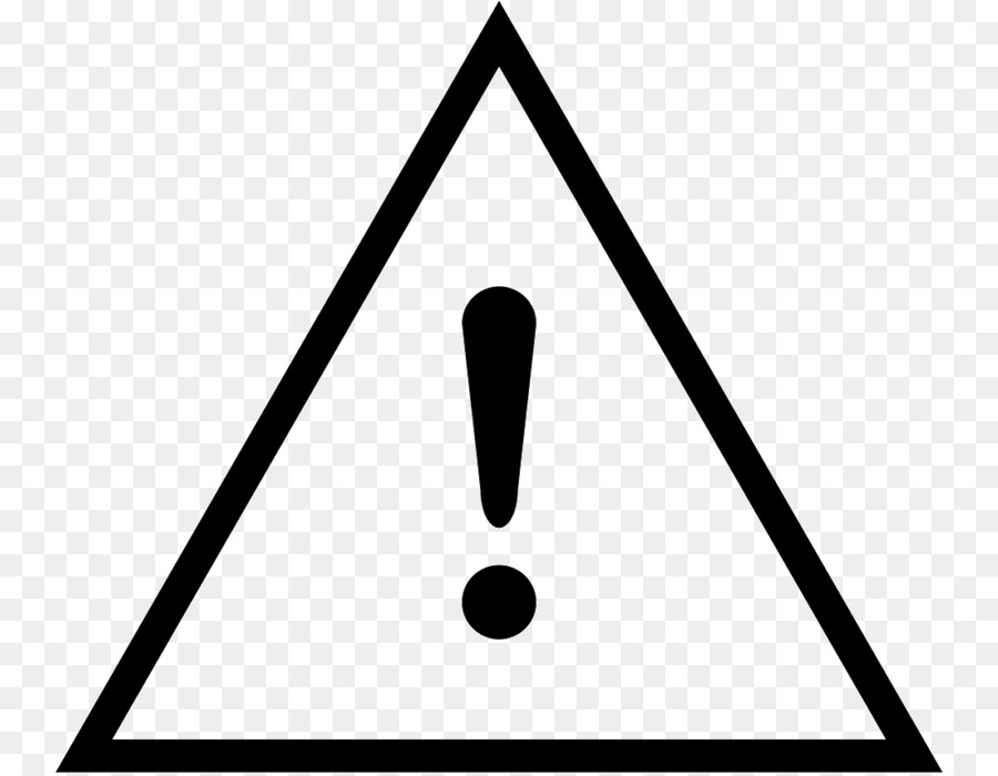 Simbolo di pericolo Icone del computer di attenzione - segnale di avvertimento png area triangolare