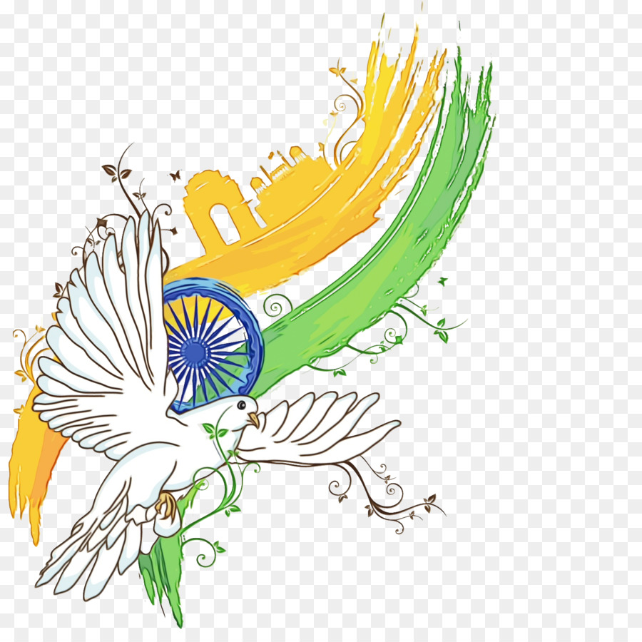 Indipendenza indiana Movimento Indian Independence Day Bandiera dell'India Illustrazione - 