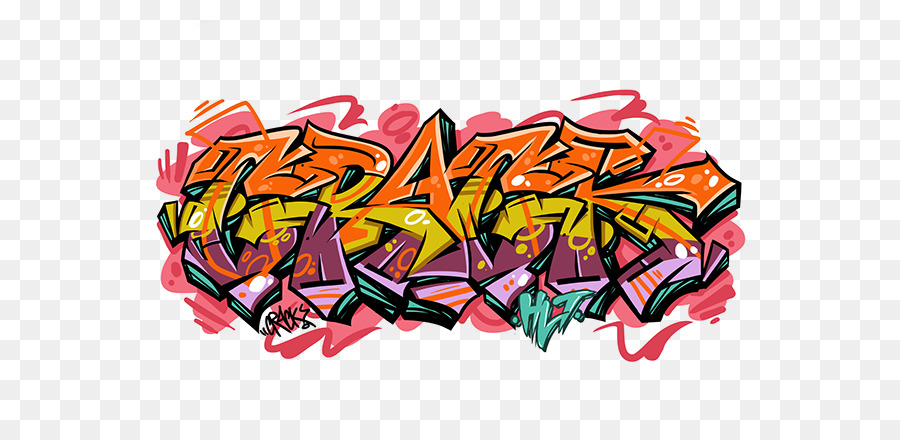 Graffiti-Zeichnungs-Illustrations-Malerei-Grafiken - Graffiti