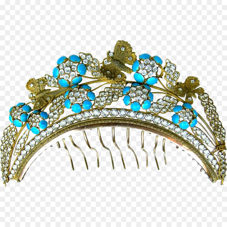 Headpiece Turquoise Body Jewellery - diadema indonesiano del pettine del png dell'annata