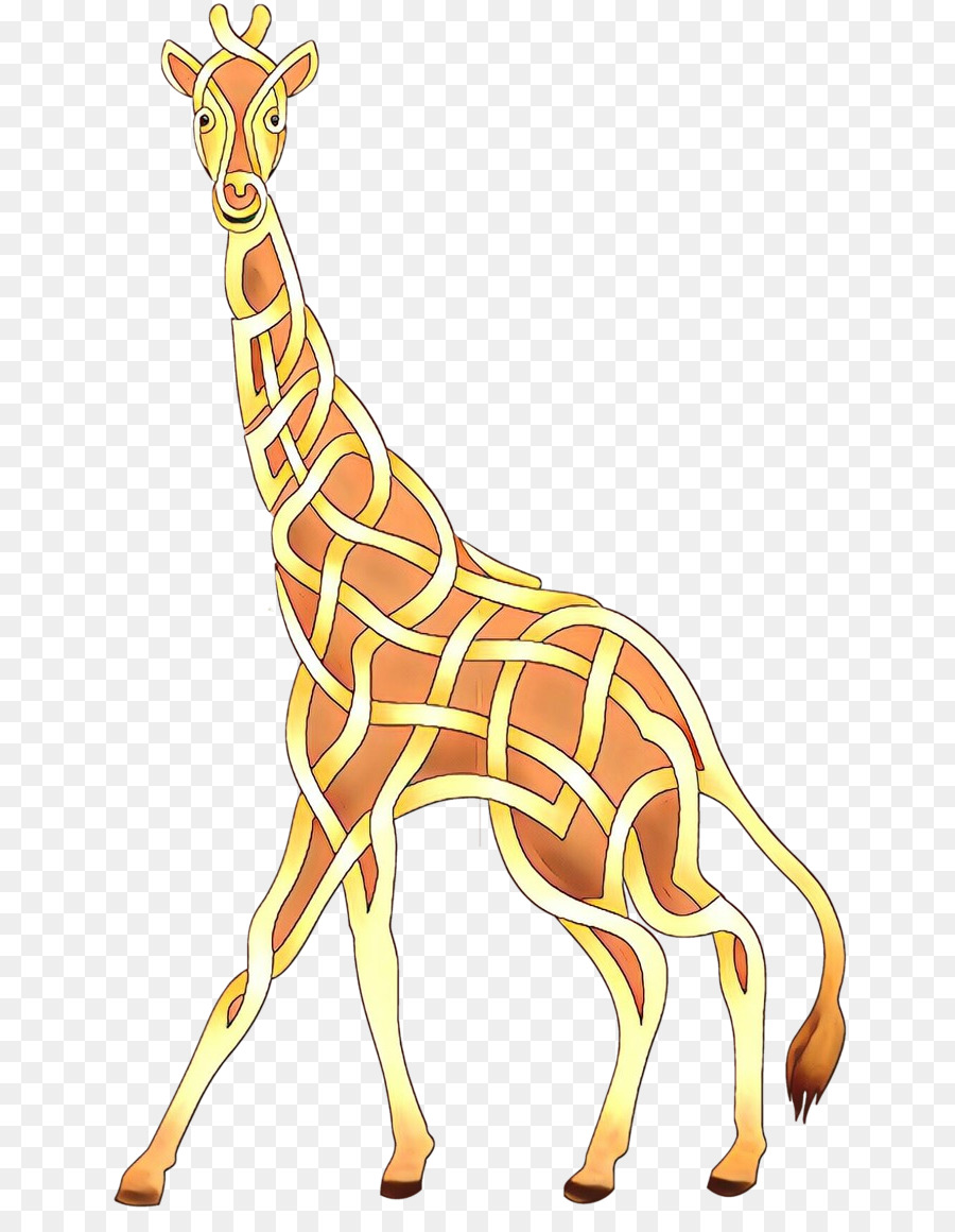 Giraffe-ClipArt-Fauna-Ausschnitt - 