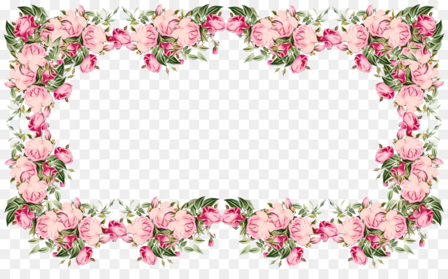 Clipart-Blumen-Rosen-Grenzen und Rahmen-Blumenmuster - 