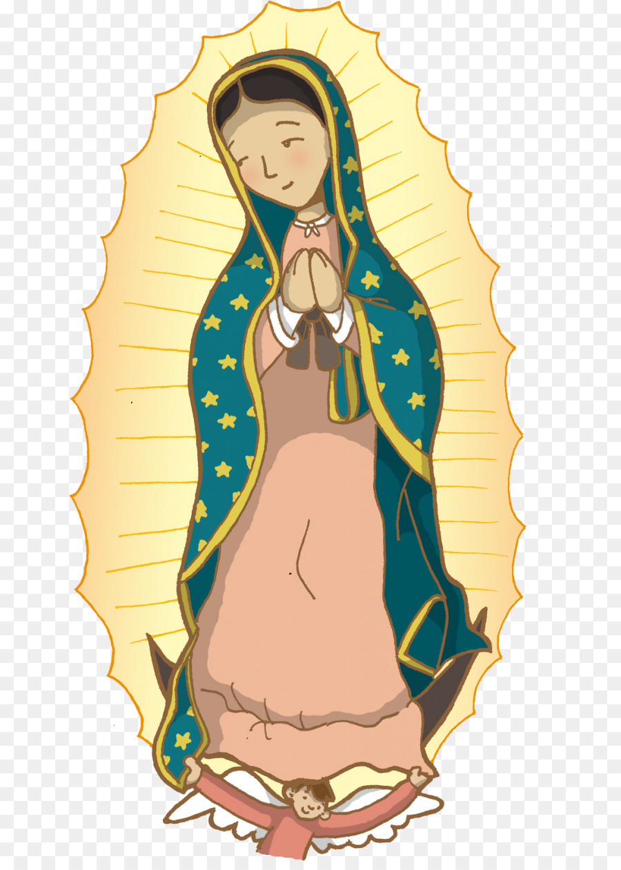 Đức Mẹ Guadalupe Vẽ tôn kính Đức Mẹ trong Giáo hội Công giáo Công giáo ngày  12 tháng 12 - phim hoạt hình mary png may mắn trinh nữ png tải về -