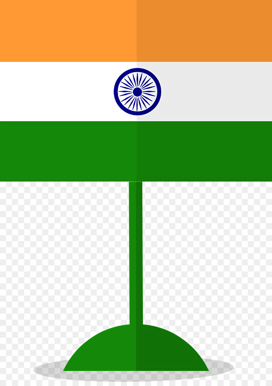 India Independence Day Background Green