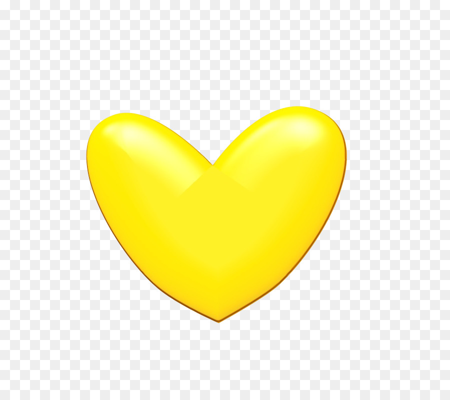 Product design Carattere cuore giallo - 