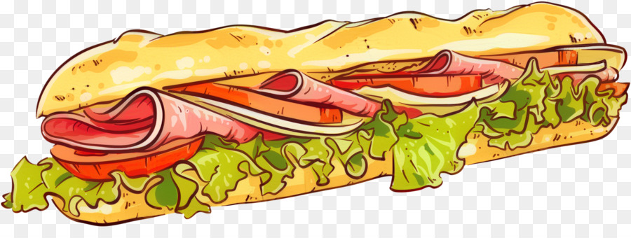 Hamburger-Hotdog-Sandwich-Illustration - 