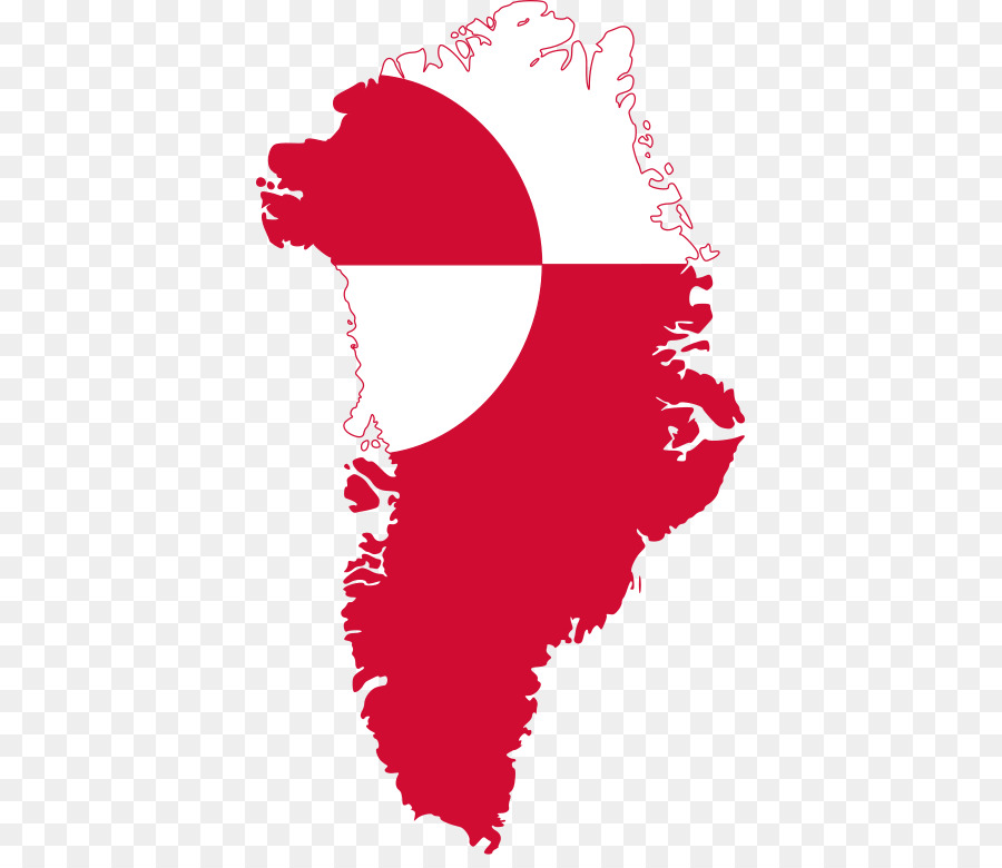 Flagge von Grönland Karte Wappen von Grönland Portable Network Graphics - Grönland Flagge Png Svg Vektor