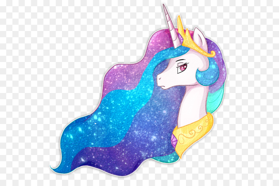 Unicorno Viola - amicizia giocosa png principessa celestia