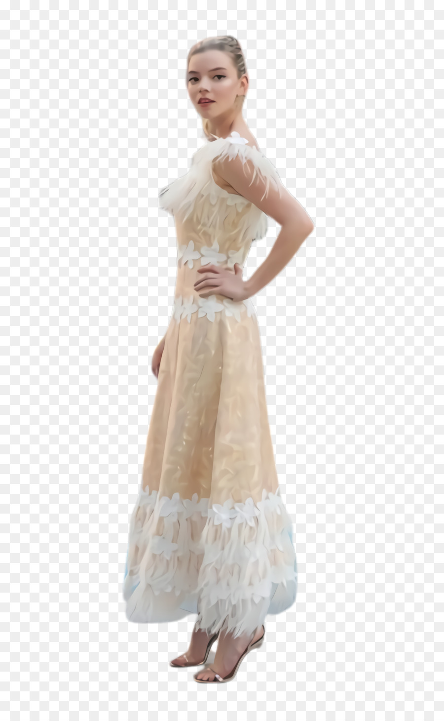 Hochzeitskleid Cocktailkleid Gown Shoulder - 