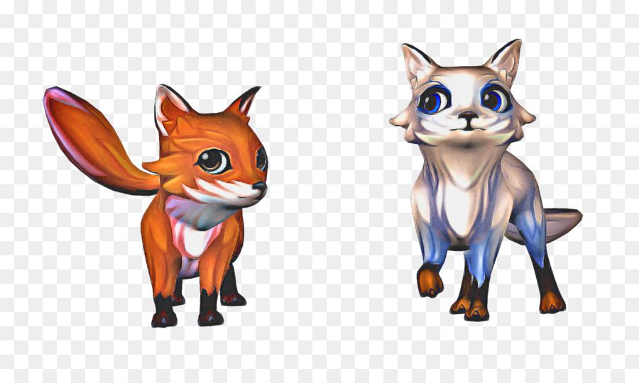 Personaggio dei cartoni animati di illustrazione della volpe del gatto rosso - 