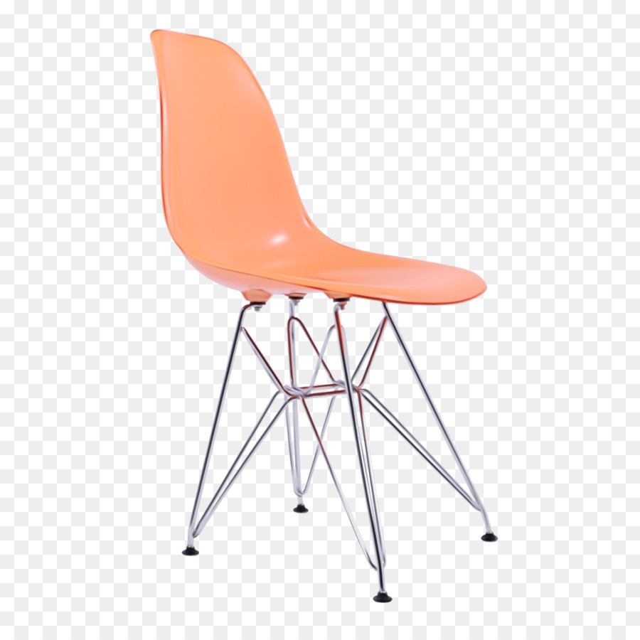 Stuhl Tisch Orange Schwarz Esszimmer - 