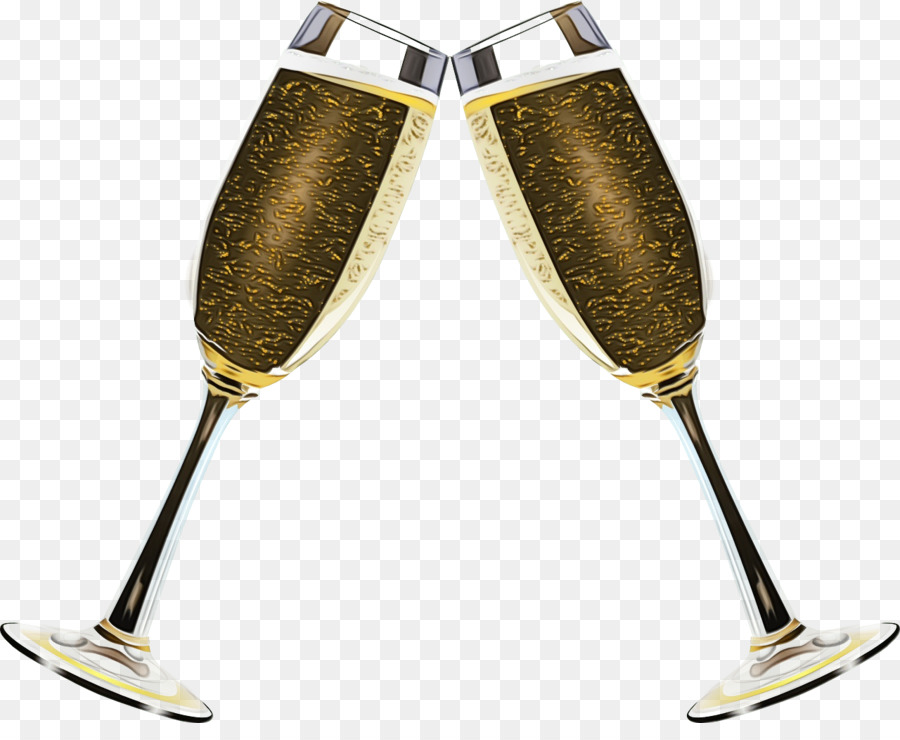 New Year Champagne Glasses