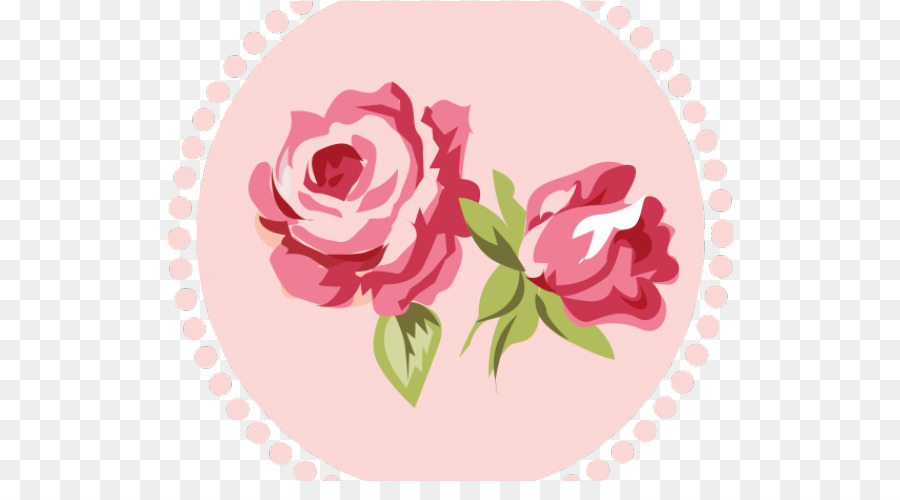 Clip Art Blume Shabby Chic Rose Portable Network Graphics - Rose Clipart Png Pink