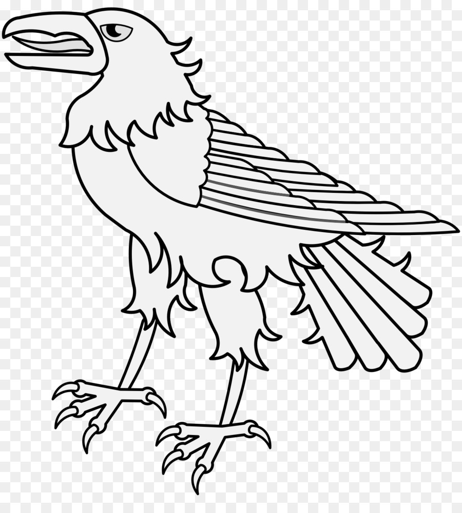 Schnabel-Clipart-Vogel, der gemeinen Raben zeichnet - Rabe Zeichnung Png Clipart