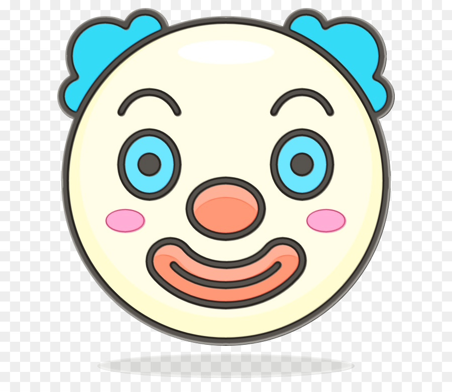 Tragbare Netzwerkgrafiken Clown Face Image ClipArt - 