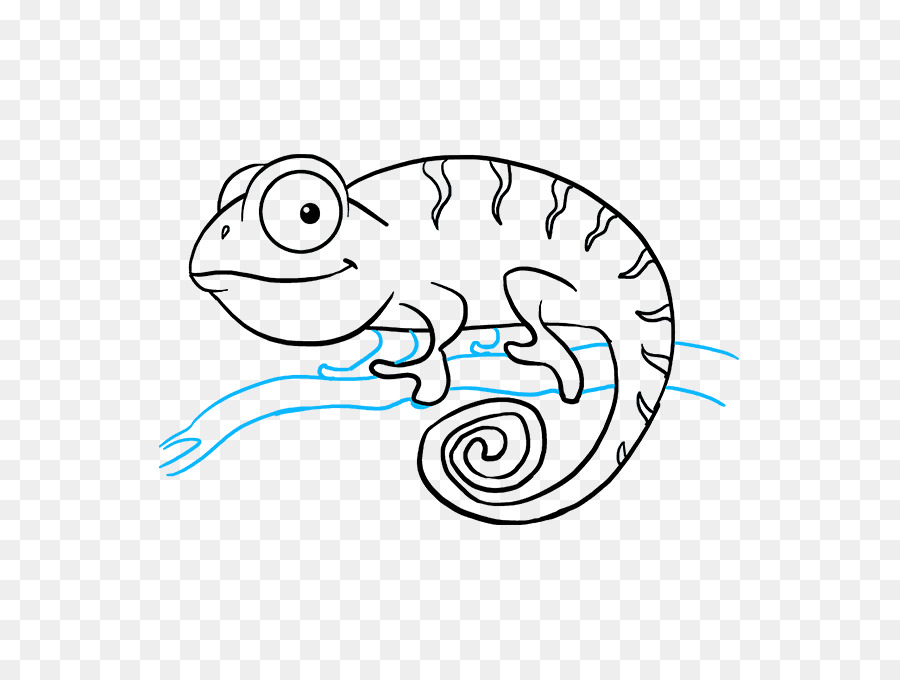 Chameleons Drawing Line art Rettile - charmeleon disegno png
