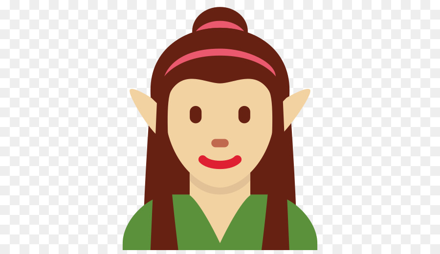 Emojipedia Emoticon Màu da người - người phụ nữ elf biểu tượng cảm xúc png