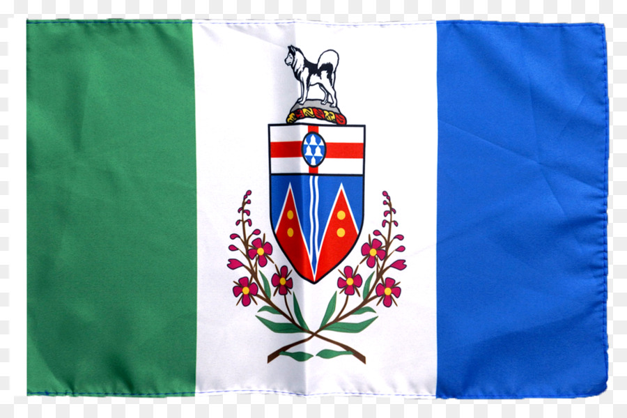 Huy hiệu của cờ Yukon của sông Yukon Whitehorse Yukon - cờ canada ngày nova