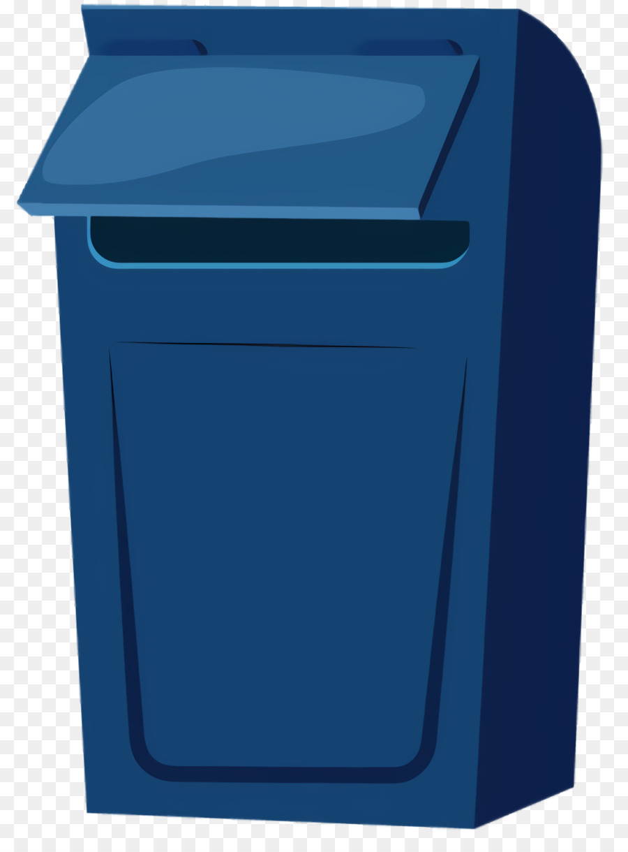 Bidoni della spazzatura e cestini della spazzatura Bidone per la spazzatura Rettangolo M Blu cobalto - 