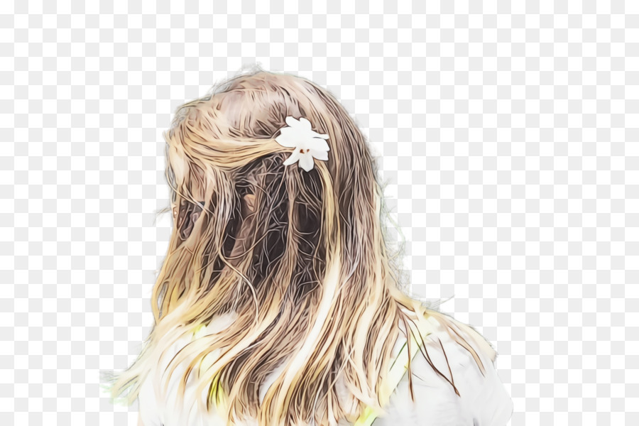 Blond braune haare