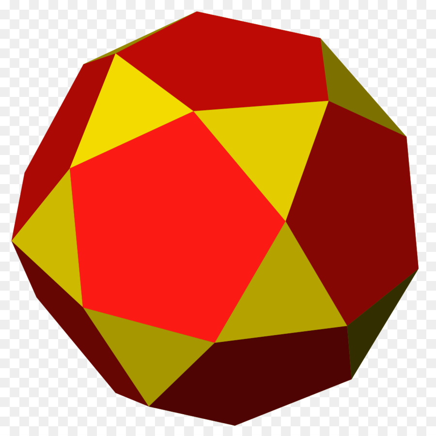 Semiregular Polyhedron Red