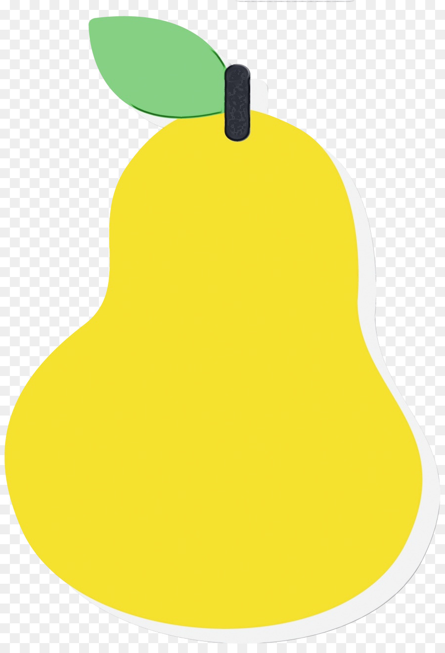 Pear sản phẩm thiết kế Clip nghệ thuật màu vàng - 