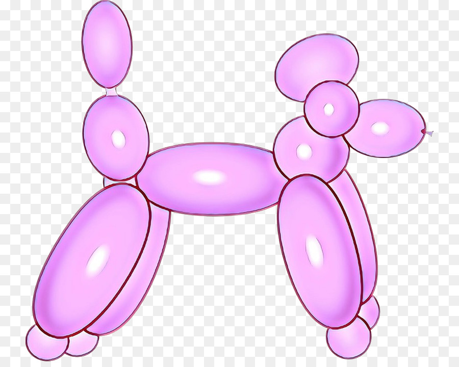 Ballon ClipArt Körperschmuck Pink M - 