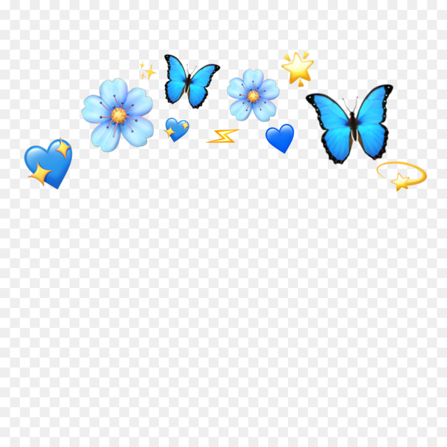 Emoji Clip art Cuore Butterfly Portable Network Graphics - fiori estivi e farfalle