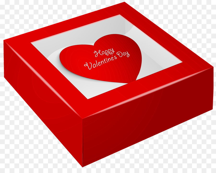 Hộp quà tặng trái tim ngày Valentine Đồ họa mạng di động - 