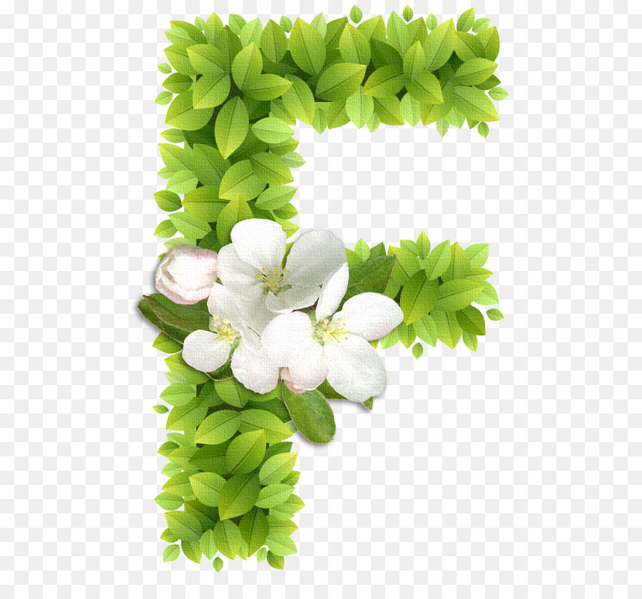 Alphabet Schriftzug Blumenmuster - floral Buchstaben