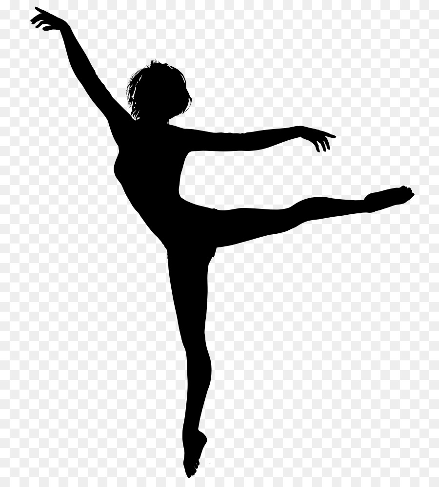 Danza libera Grafica vettoriale Silhouette di balletto - gonfio
