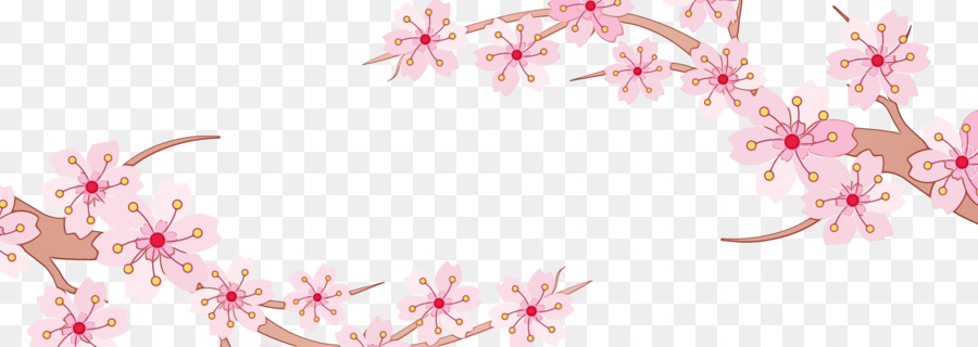 Cherry Blossom Đồ họa mạng di động Đồ họa hình ảnh Vector - 