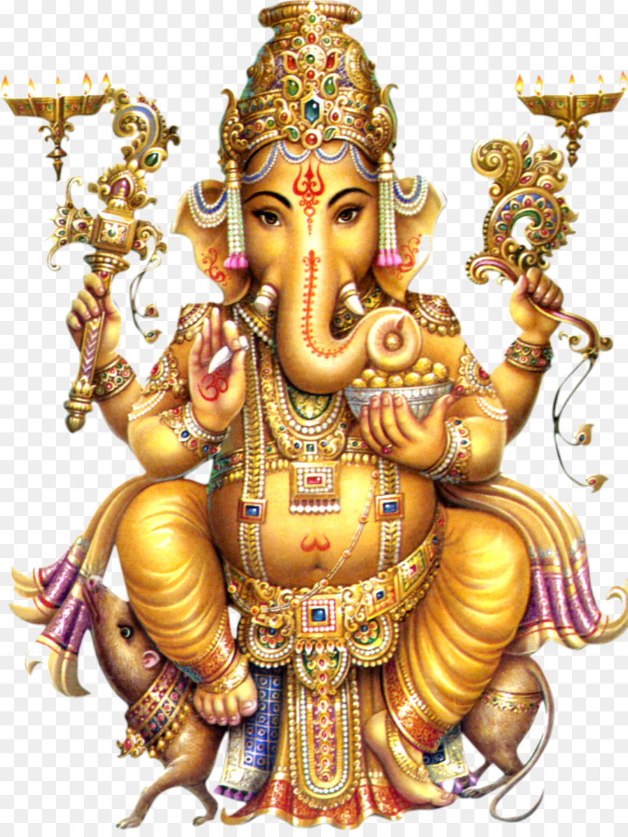 Ganesha Gott Hinduismus Sri Bild - Gott Design Png Laxmi Ganesh