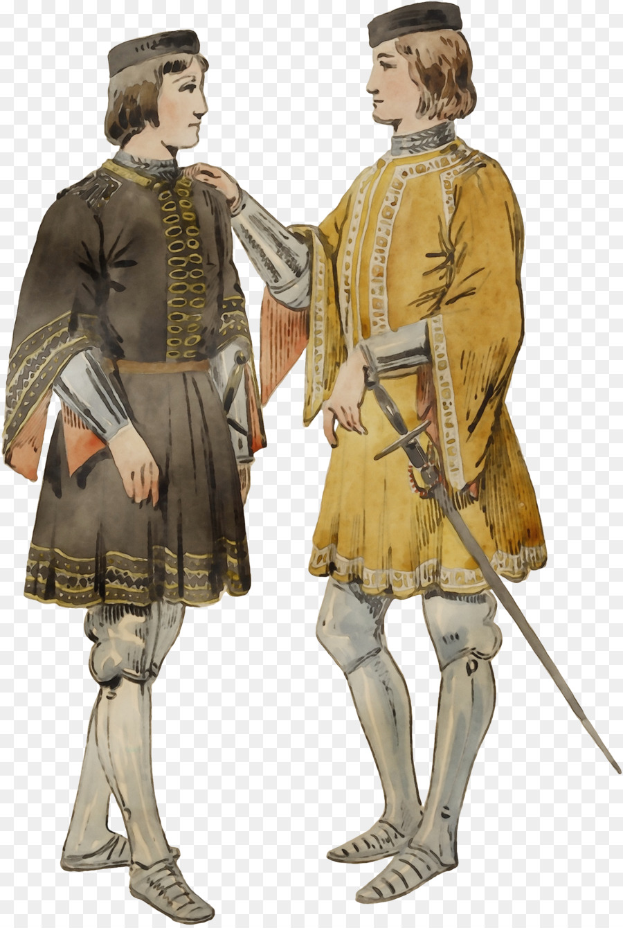 Uniformi militari di soldati soldato medioevo - 