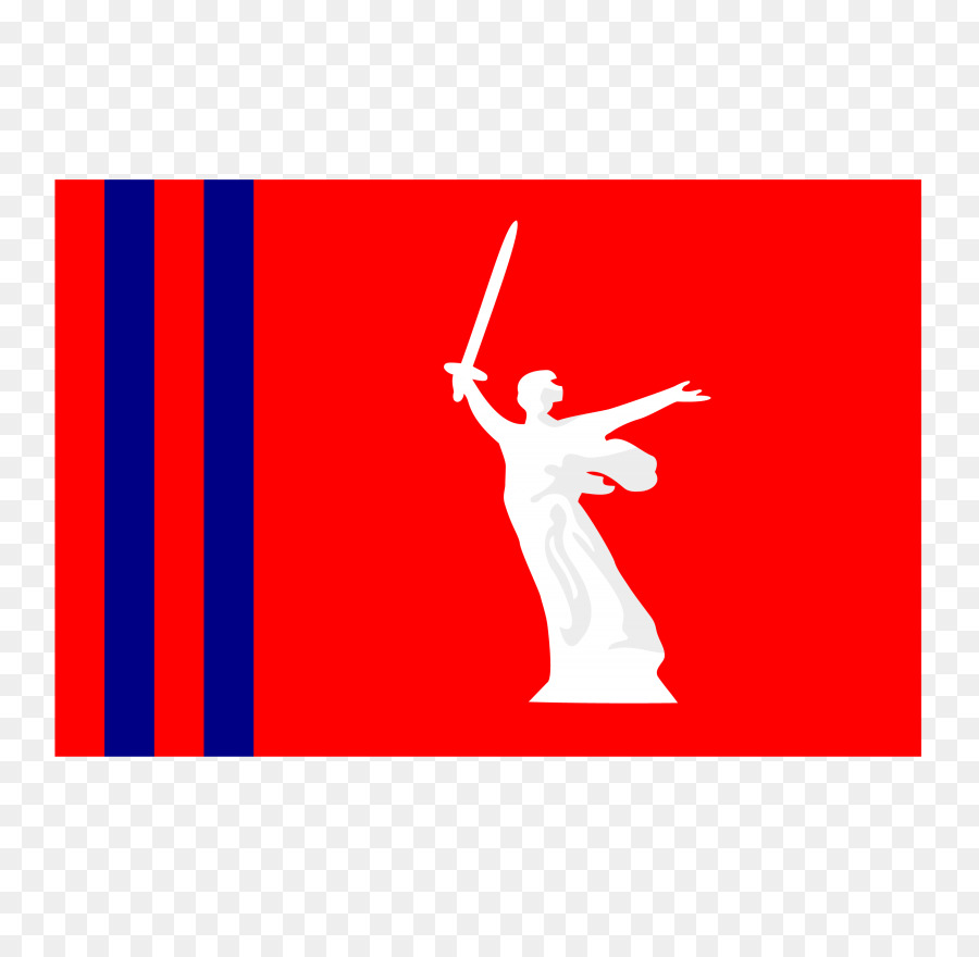 Oblasts of Russia Flagge der Oblast Wolgograd Flaggen der föderalen Themen von Russland - Wolgograd