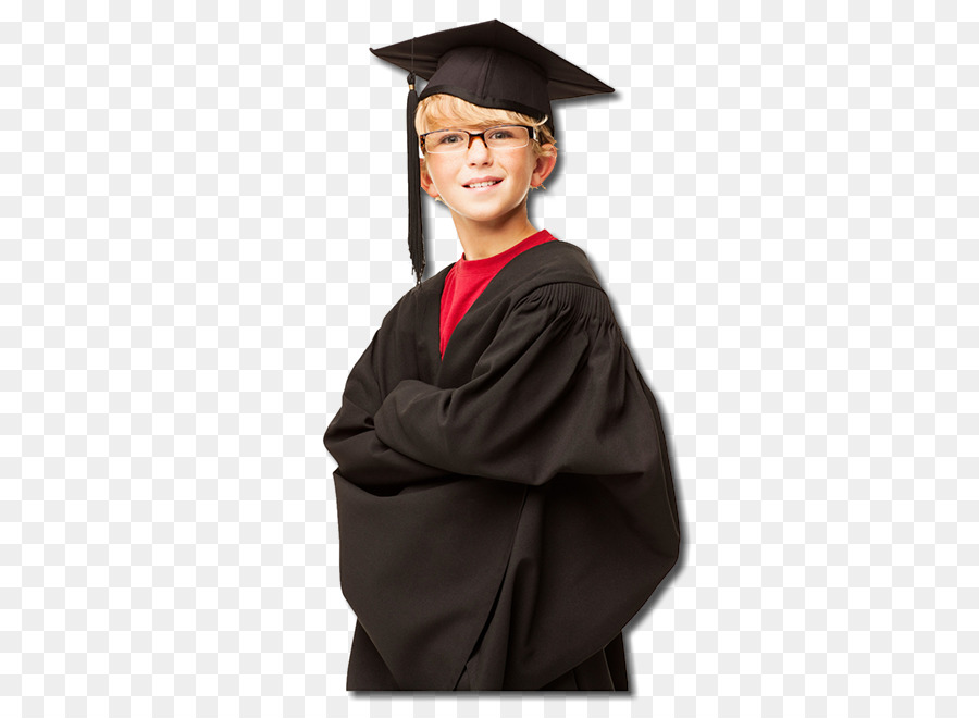 Robe Akademisches Kleid Kleid Akademischer Grad Quadratische akademische Kappe - Abschluss nur ein junger Mann