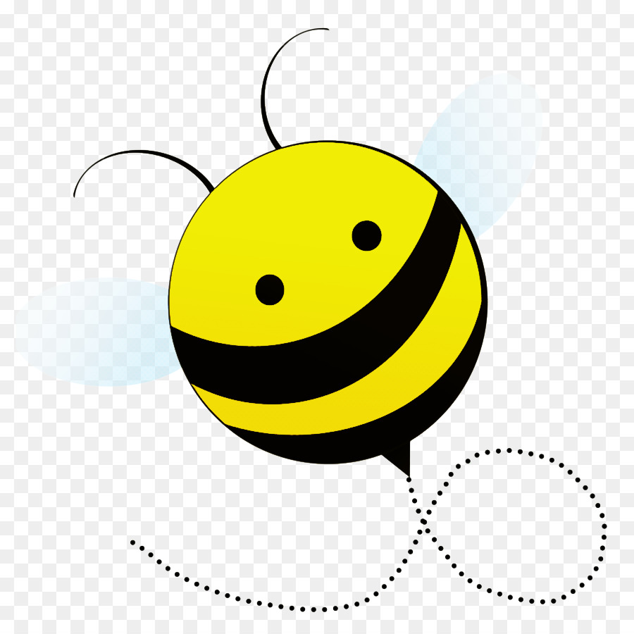 Smiley Insect Clip Art Giallo - 