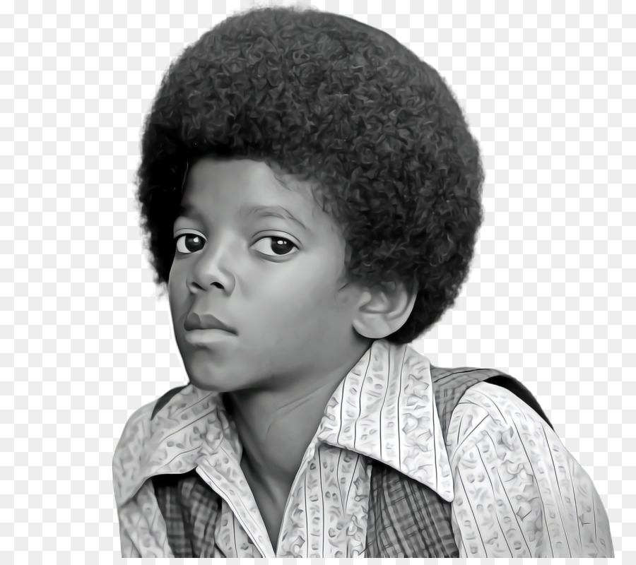 Michael Jackson Afro-strukturiertes Haar Frisur Conk - 