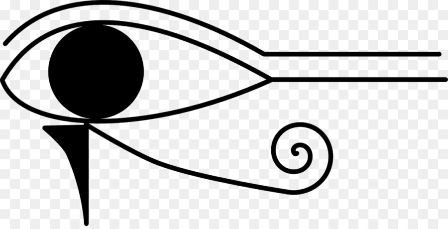 Antico Egitto Geroglifici egiziani Lingua egiziana Eye of Horus Simboli d'Egitto - png confine egiziano